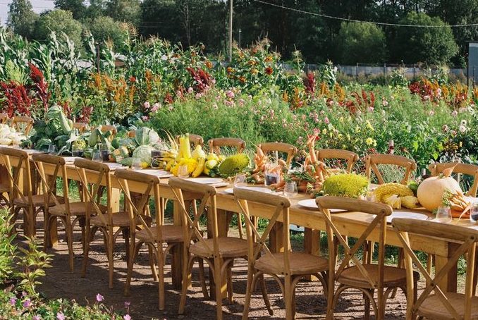 Dressage d'une table